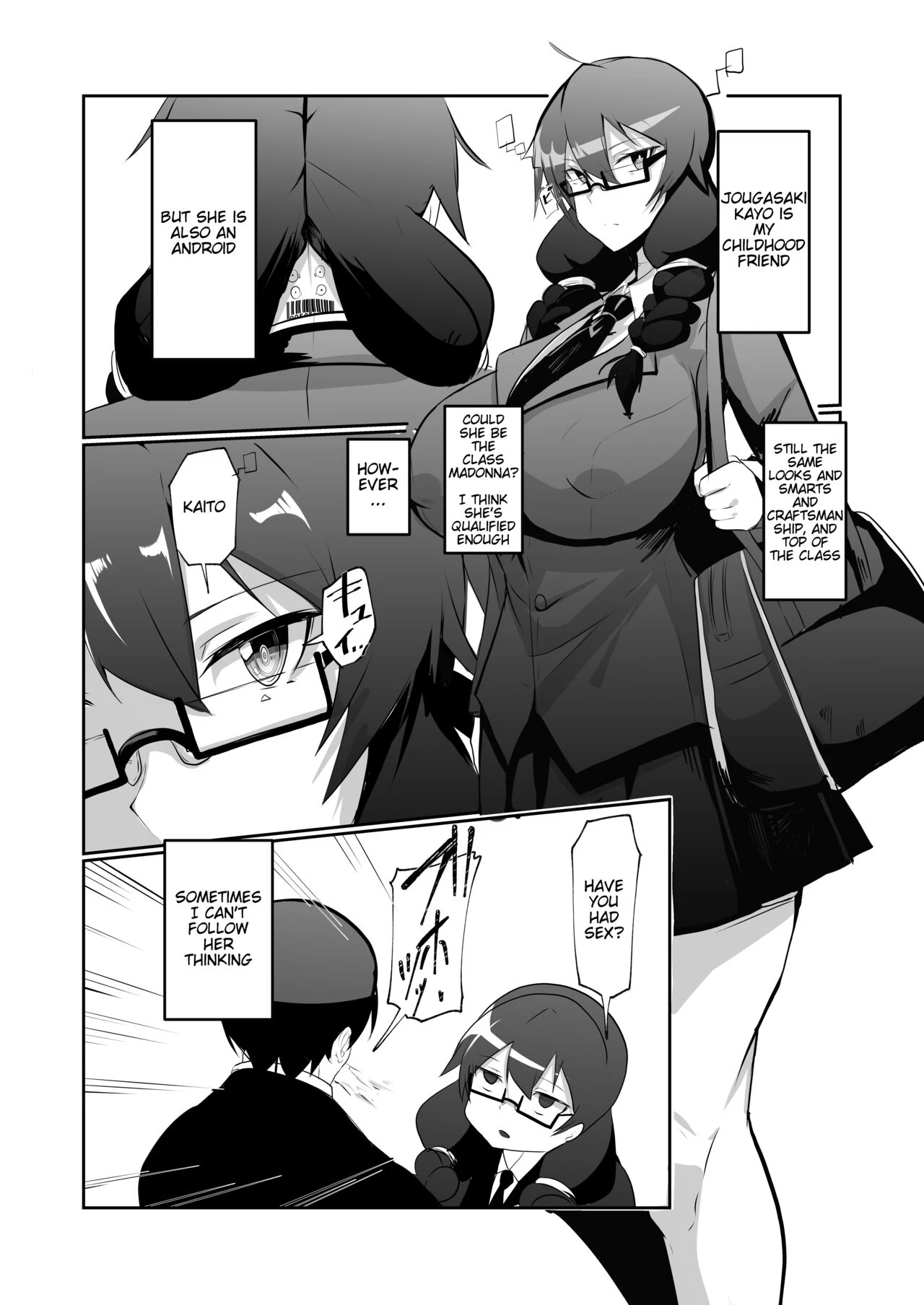 The Manga about being Lovey-Dovey with your Android Childhood Friend | Android no Osananajimi to Icharabu Suru Manga porn comic picture 5