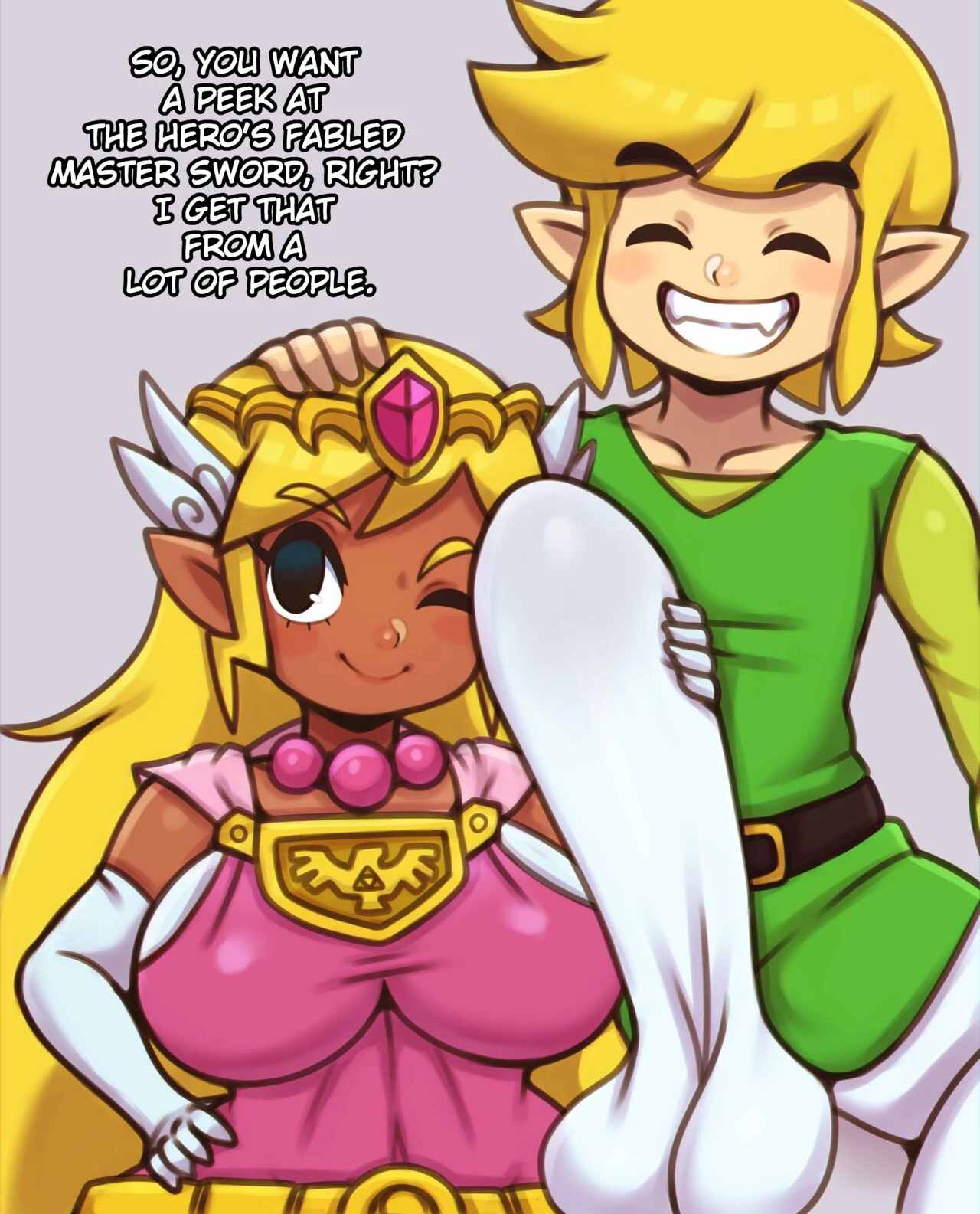 The Master Sword porn comic picture 1