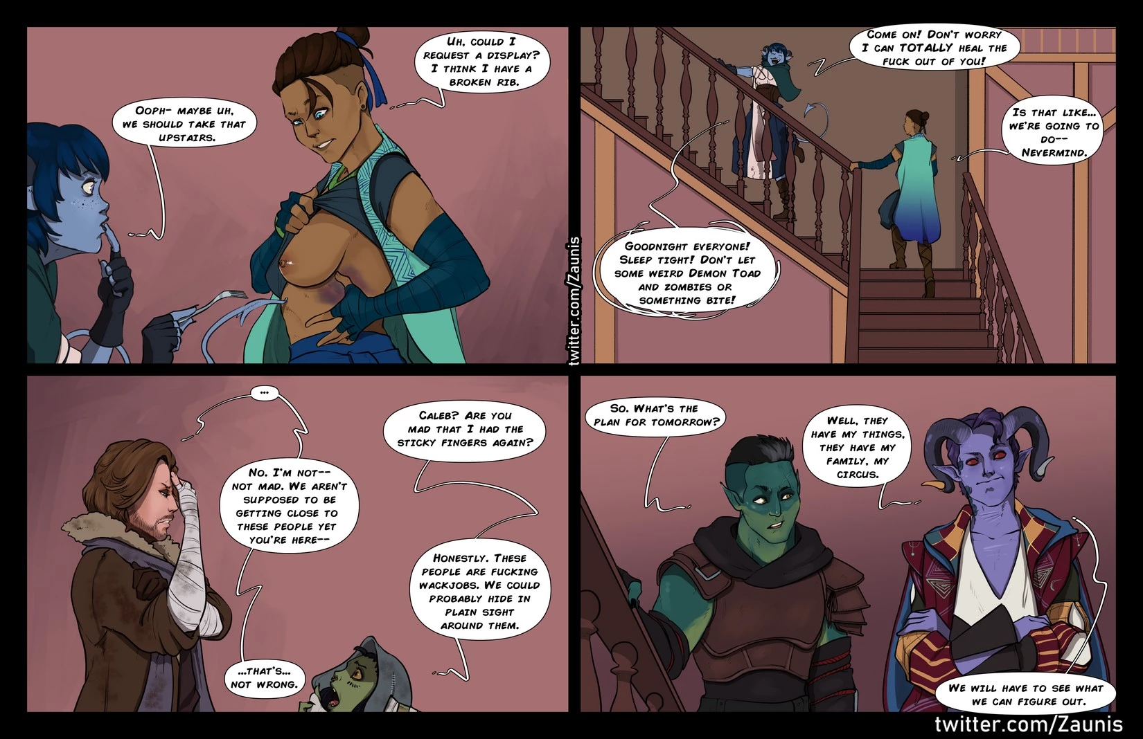 The mighty nine ( Critical role) porn comic picture 12