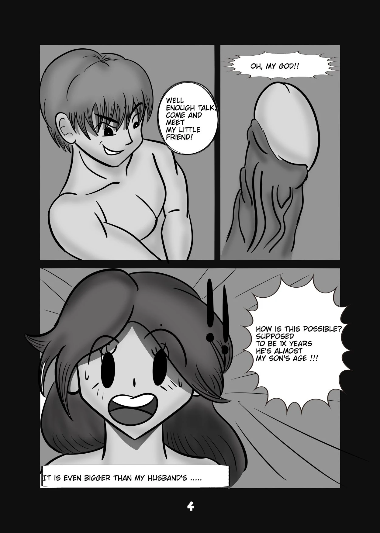THE MOM OF MY FRIEND IS MY BITCH! porn comic picture 6