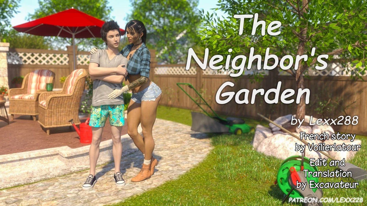 The Neighbor's Garden porn comic picture 1