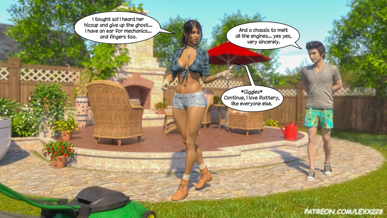 The Neighbor's Garden porn comic picture 10