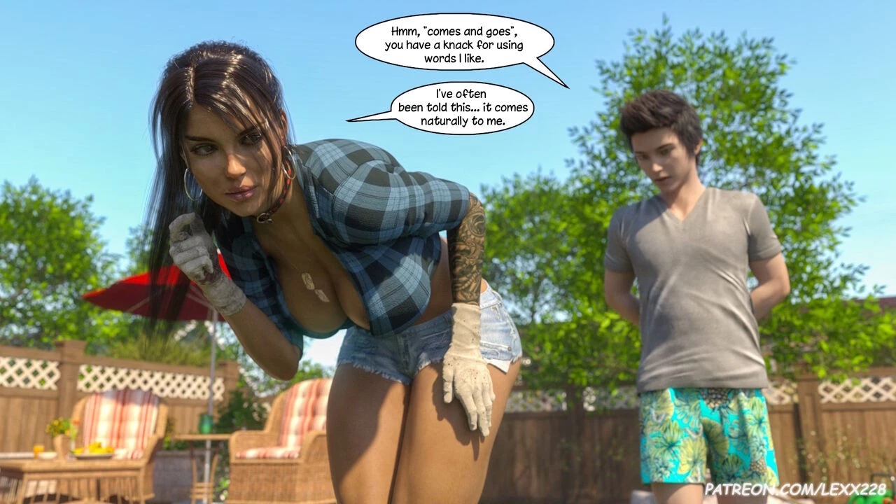 The Neighbor's Garden porn comic picture 13