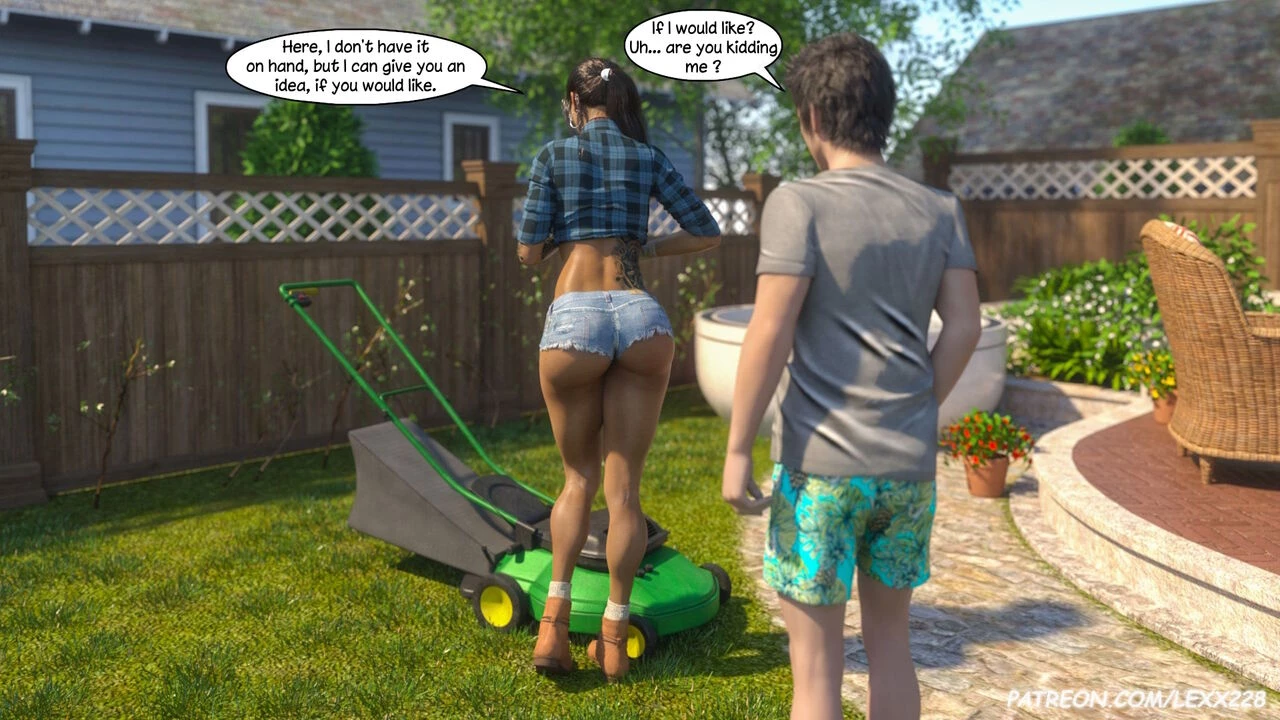 The Neighbor's Garden porn comic picture 15