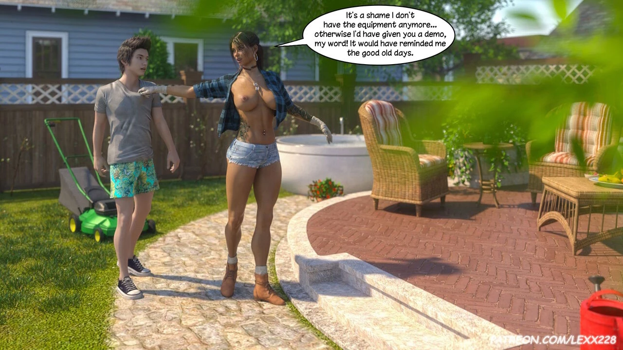 The Neighbor's Garden porn comic picture 21