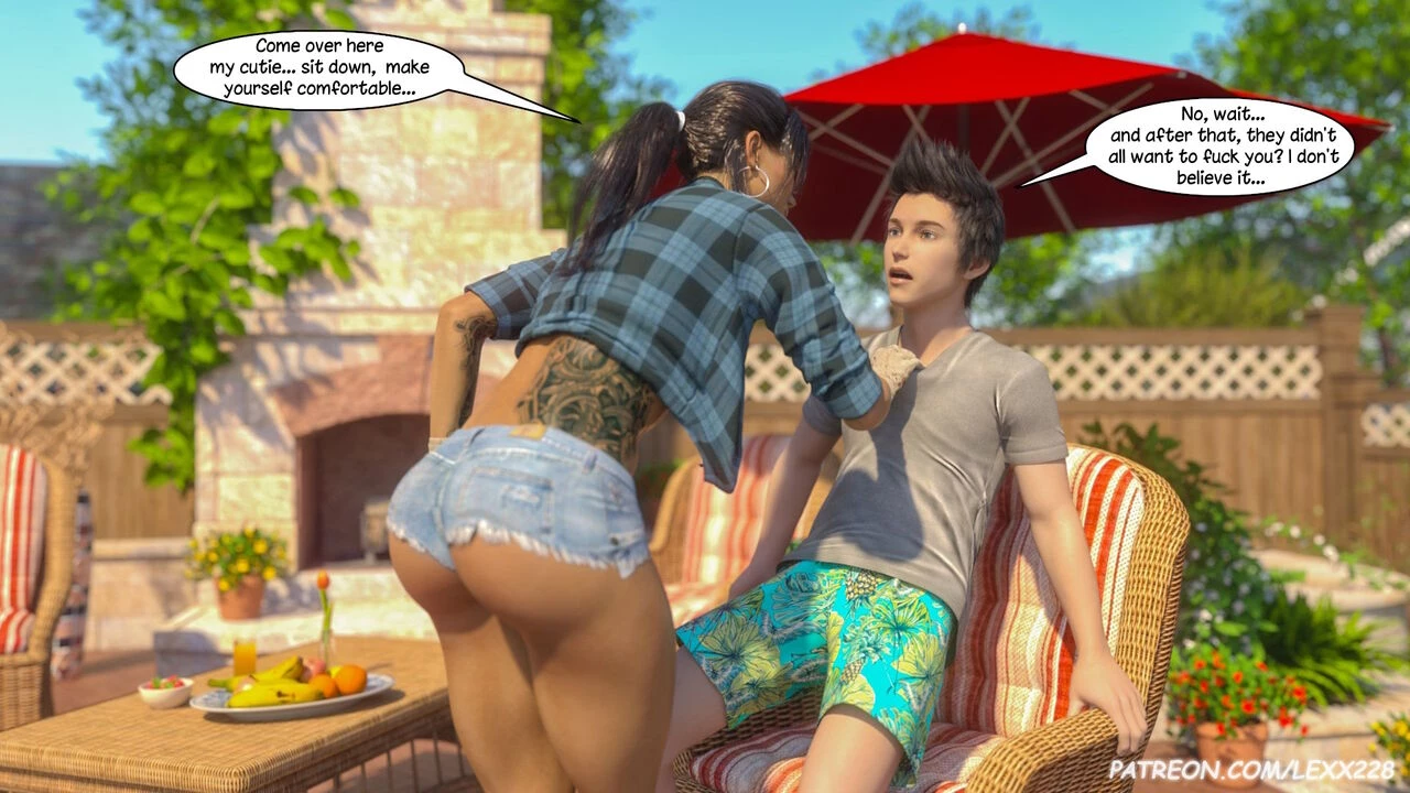 The Neighbor's Garden porn comic picture 22