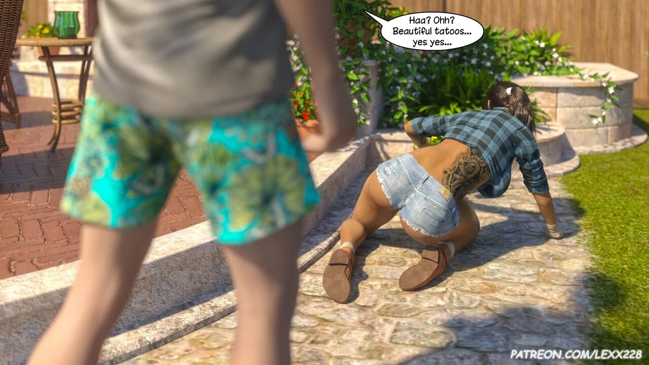 The Neighbor's Garden porn comic picture 3