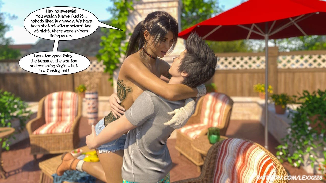 The Neighbor's Garden porn comic picture 31