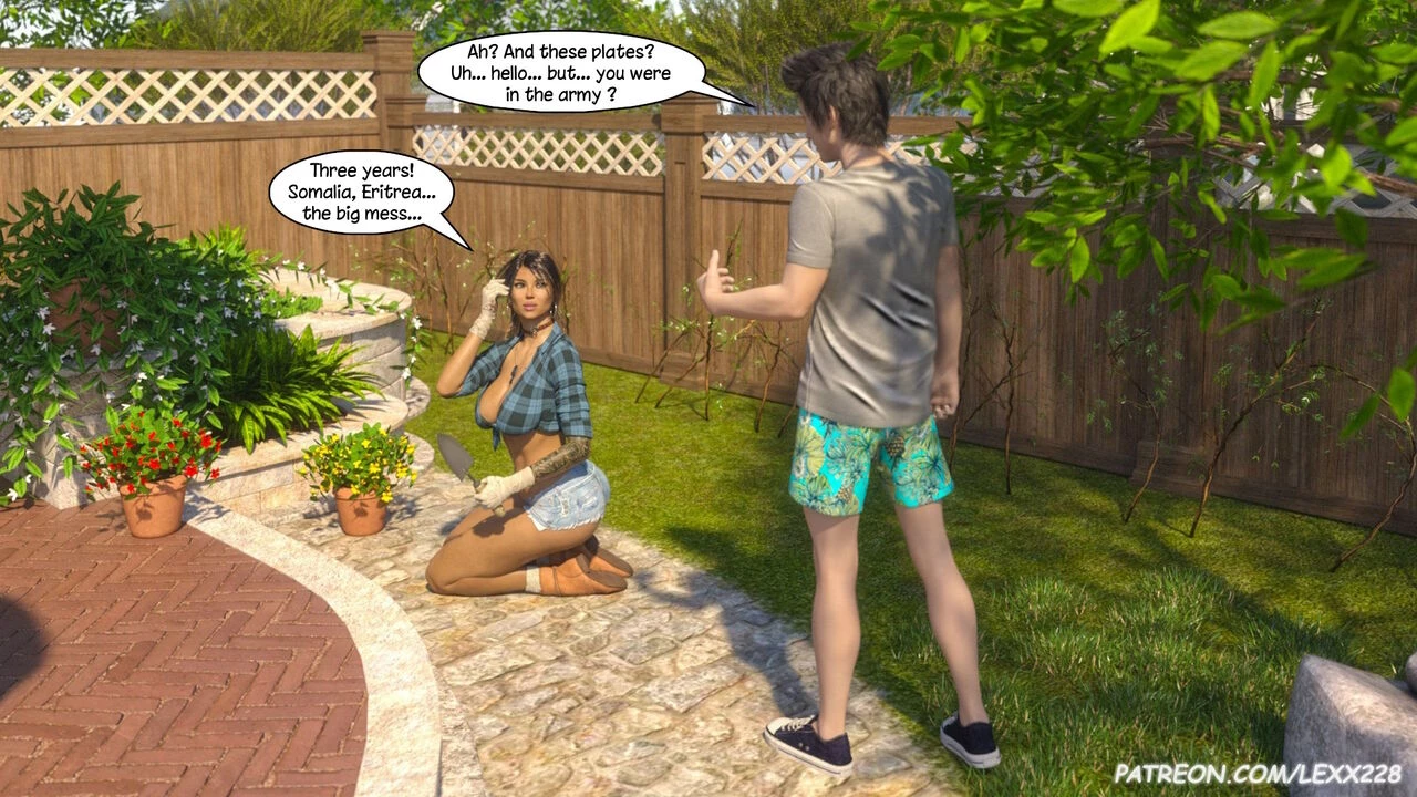 The Neighbor's Garden porn comic picture 4