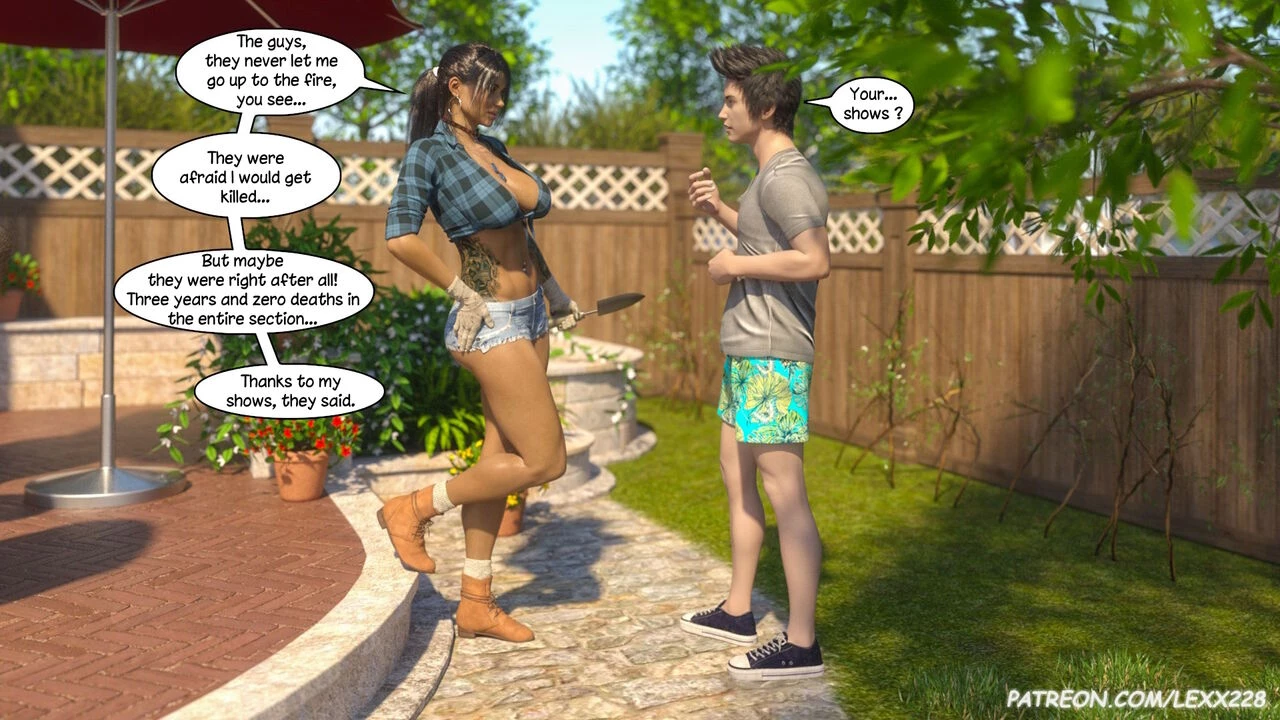 The Neighbor's Garden porn comic picture 6