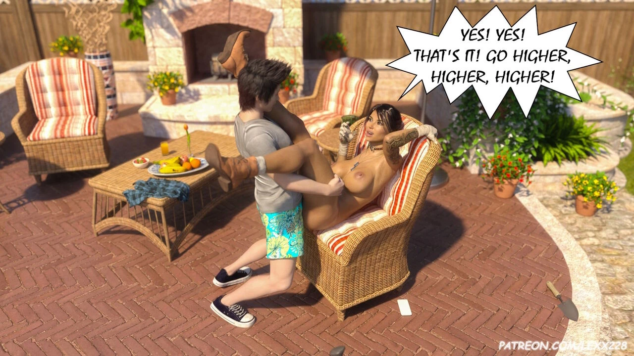 The Neighbor's Garden porn comic picture 85