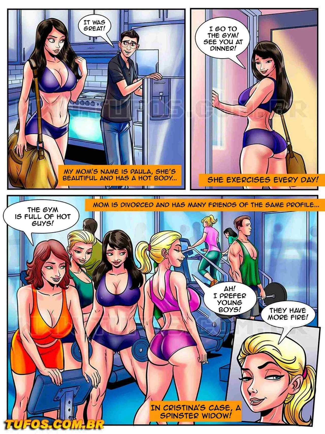 The Nerd Stallion 2 – My Mom’s Friend porn comic picture 3