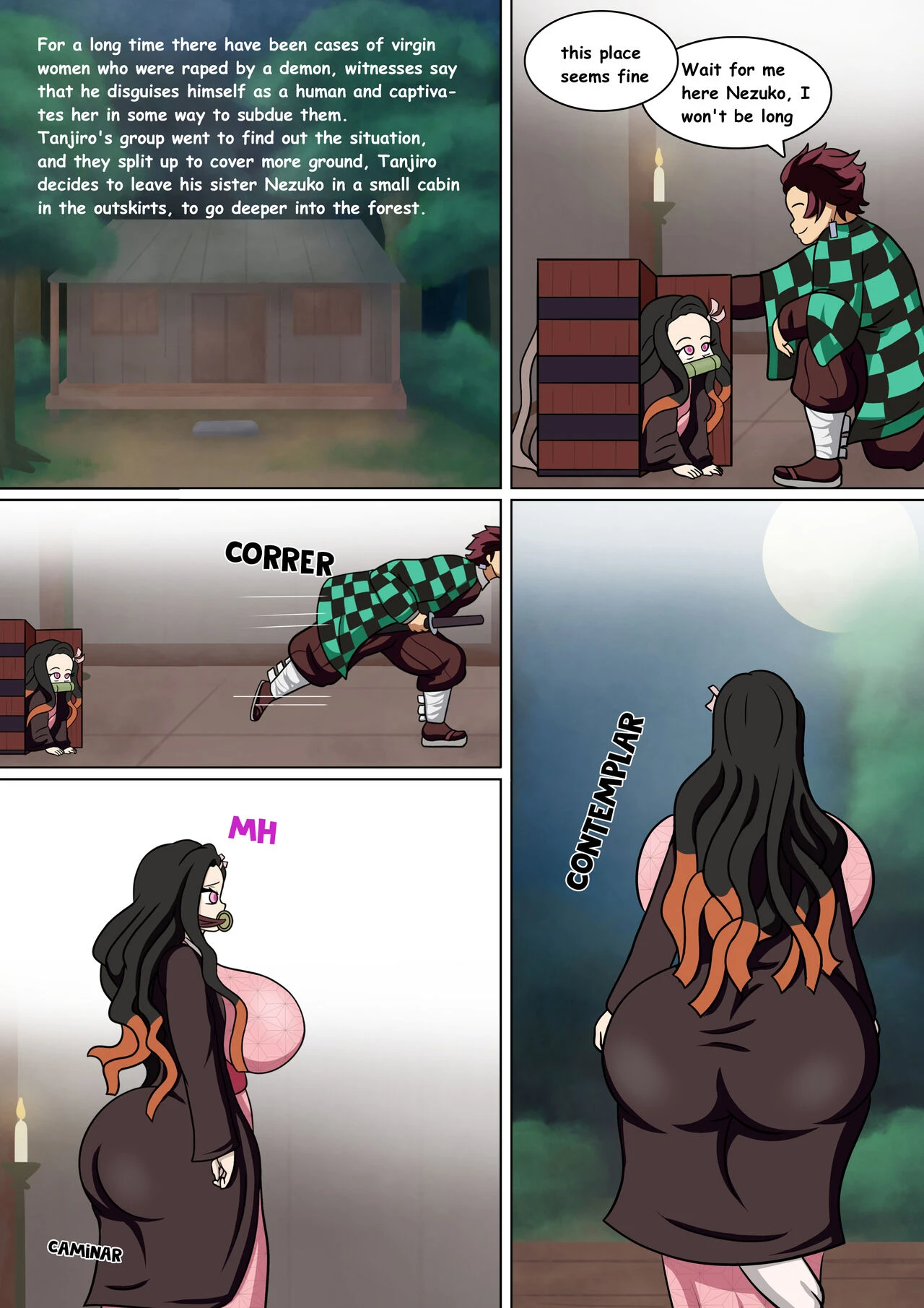 The Night of the Demon and Nezuko | La Noche Del Demonio Y Nezuk porn comic picture 3