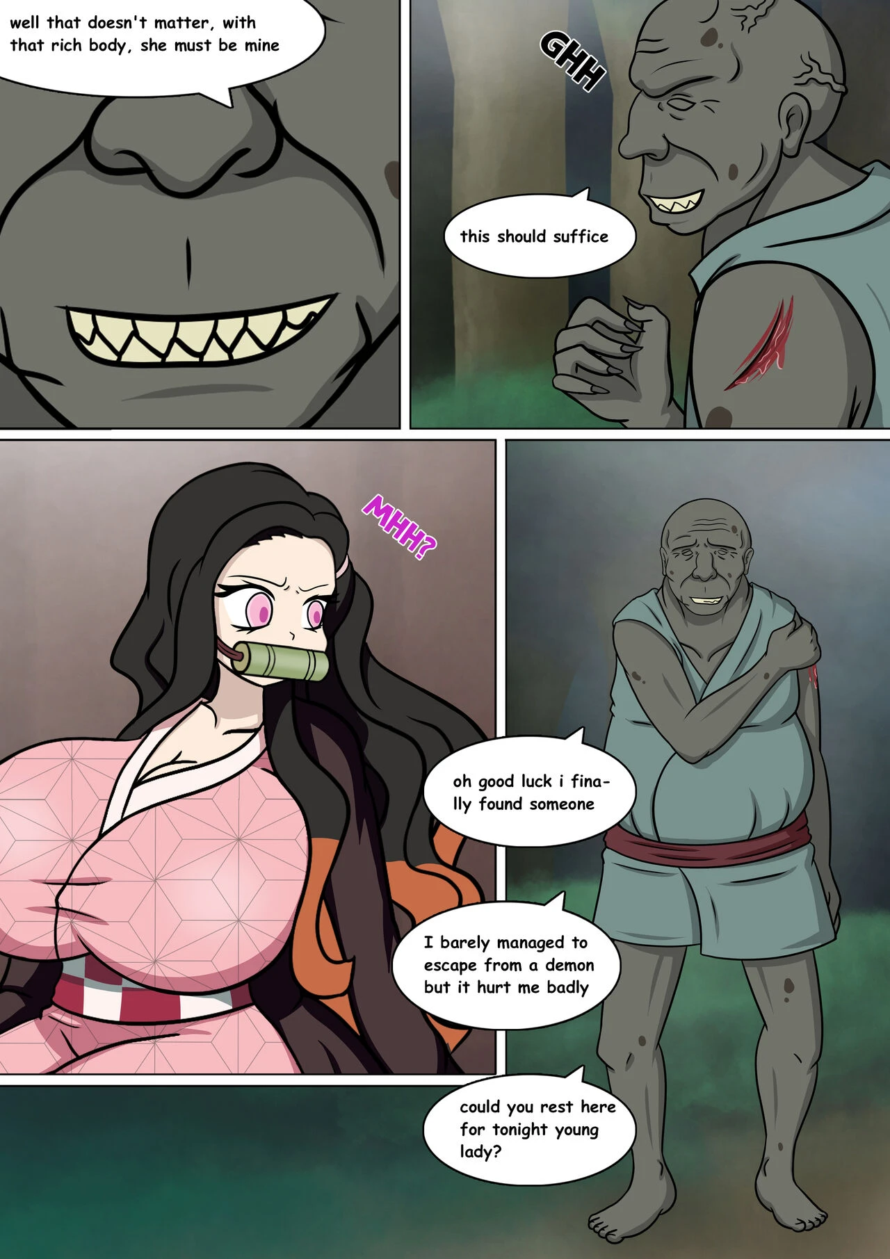 The Night of the Demon and Nezuko | La Noche Del Demonio Y Nezuk porn comic picture 6