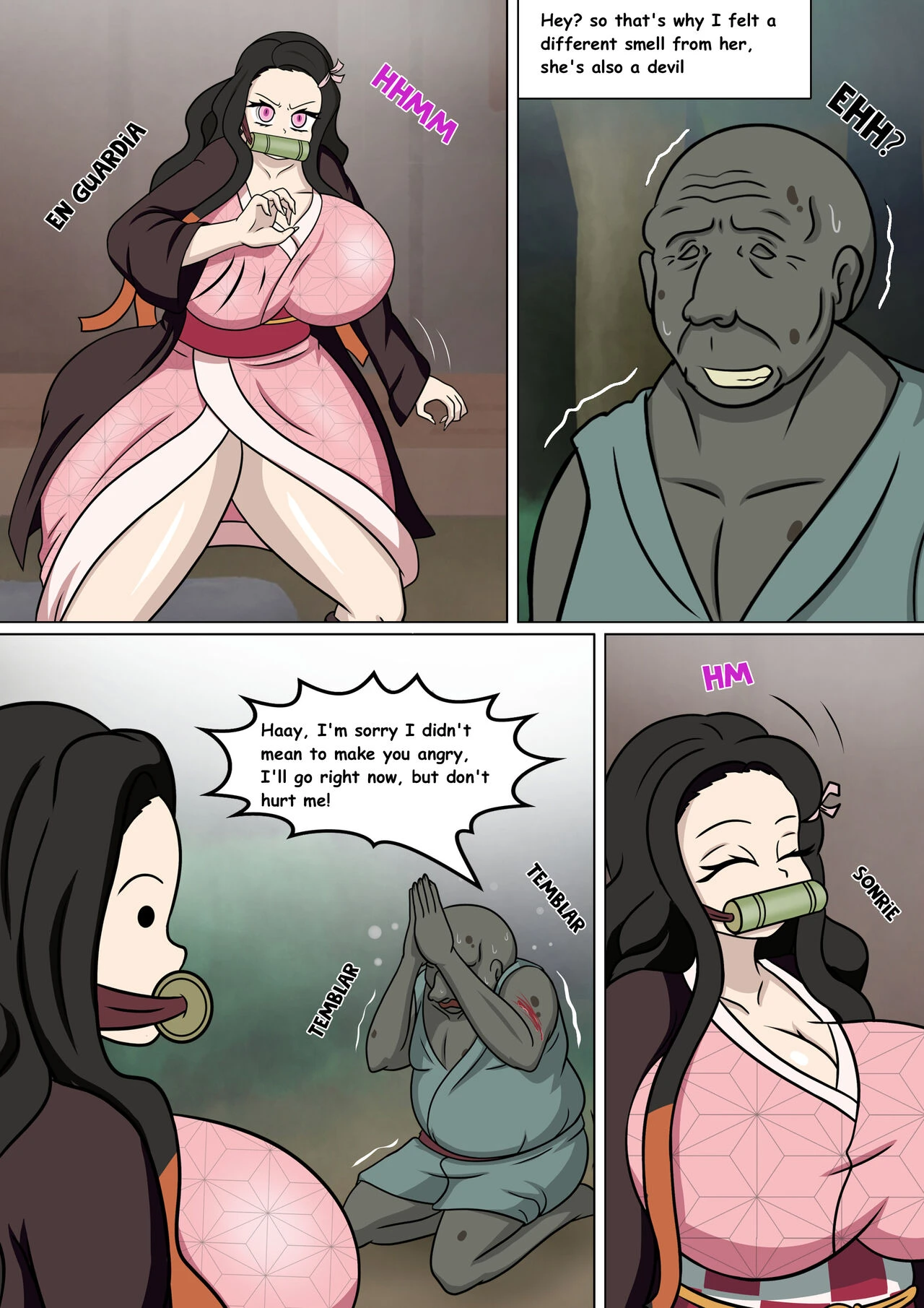 The Night of the Demon and Nezuko | La Noche Del Demonio Y Nezuk porn comic picture 7