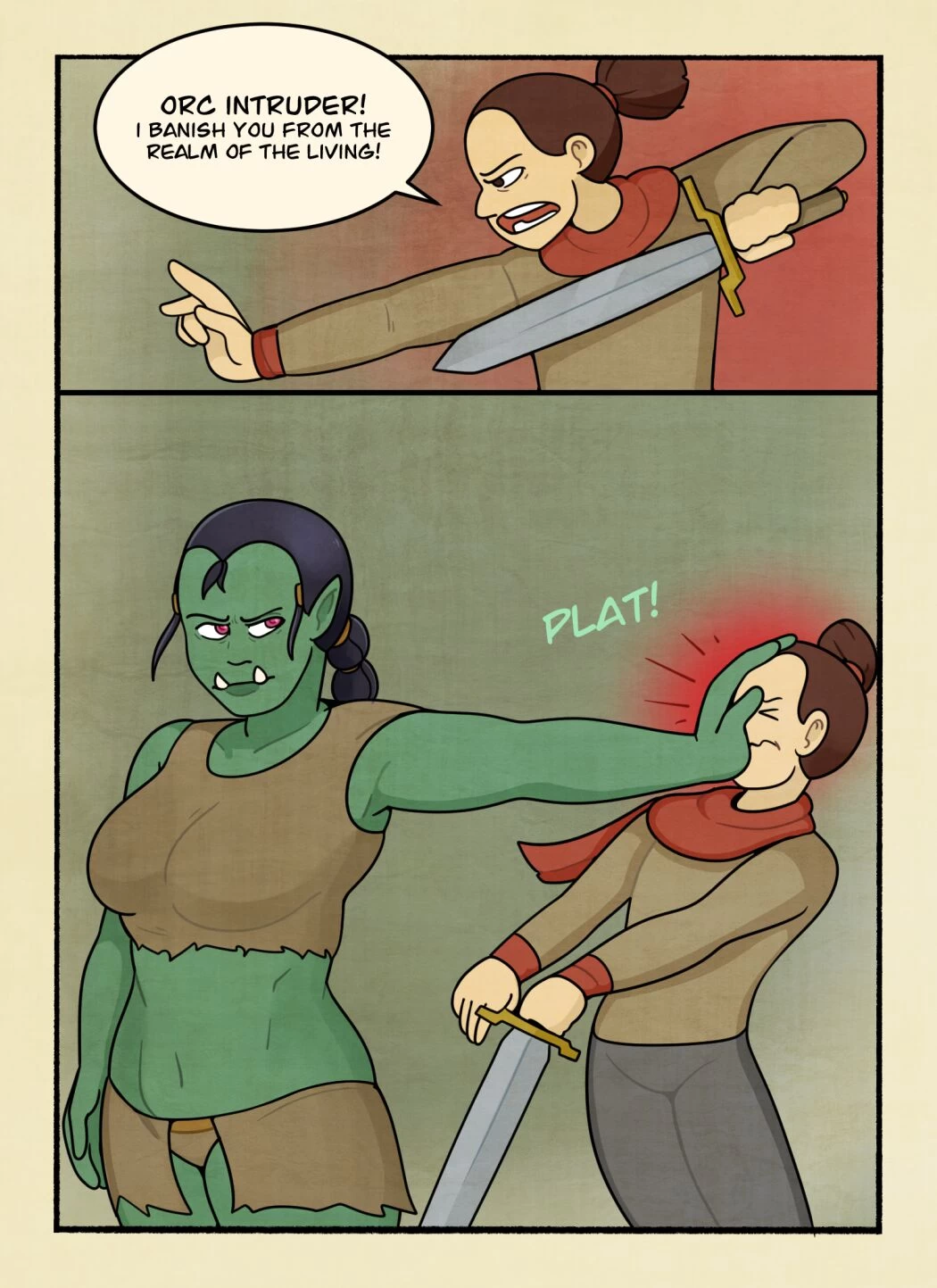 The Orc Slayer porn comic picture 15