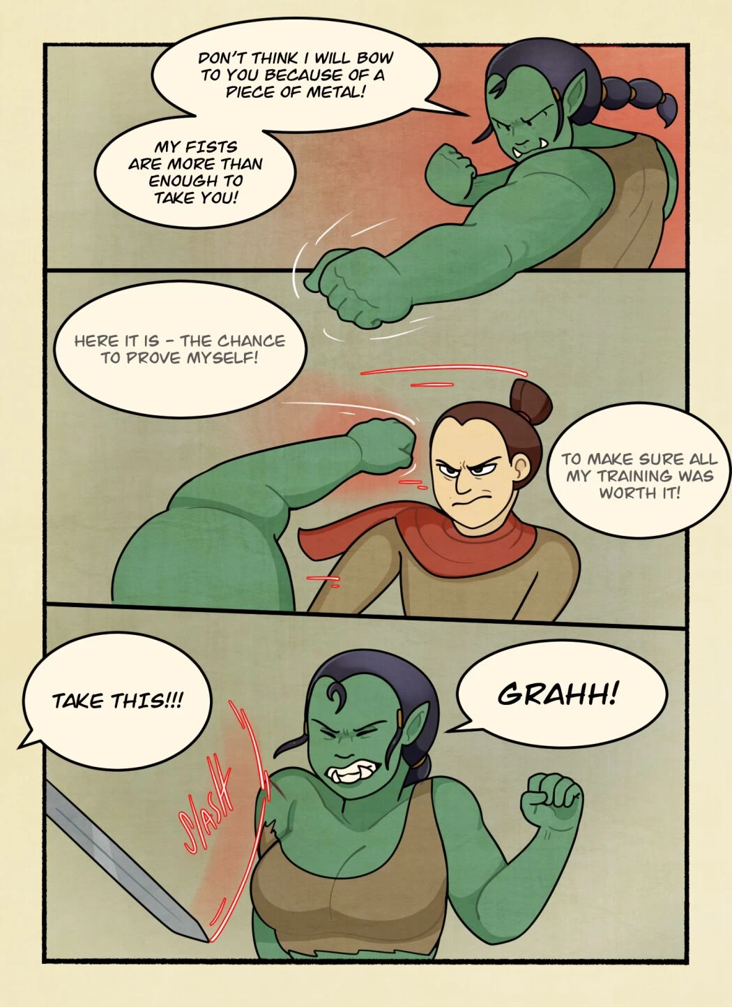 The Orc Slayer porn comic picture 18