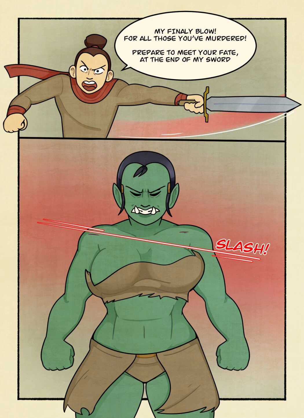 The Orc Slayer porn comic picture 19