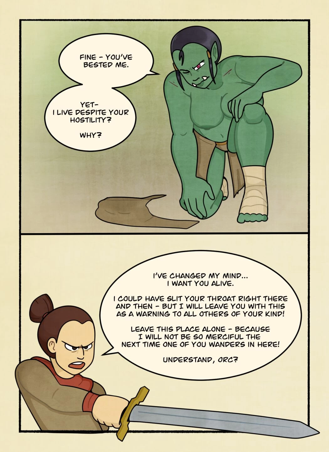 The Orc Slayer porn comic picture 20