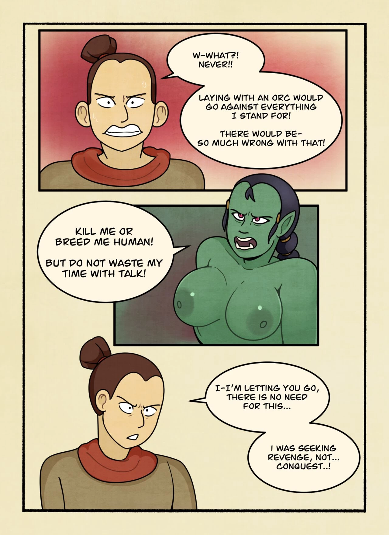 The Orc Slayer porn comic picture 23
