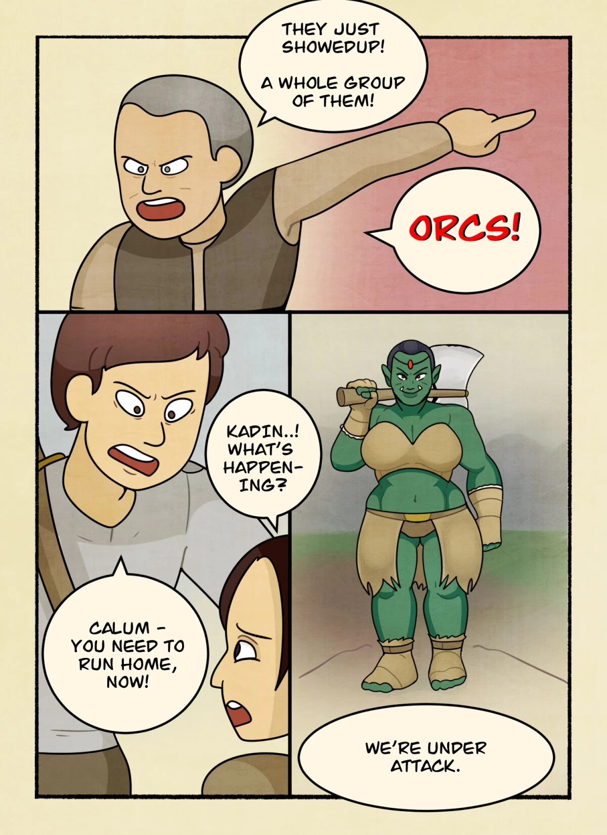The Orc Slayer porn comic picture 4