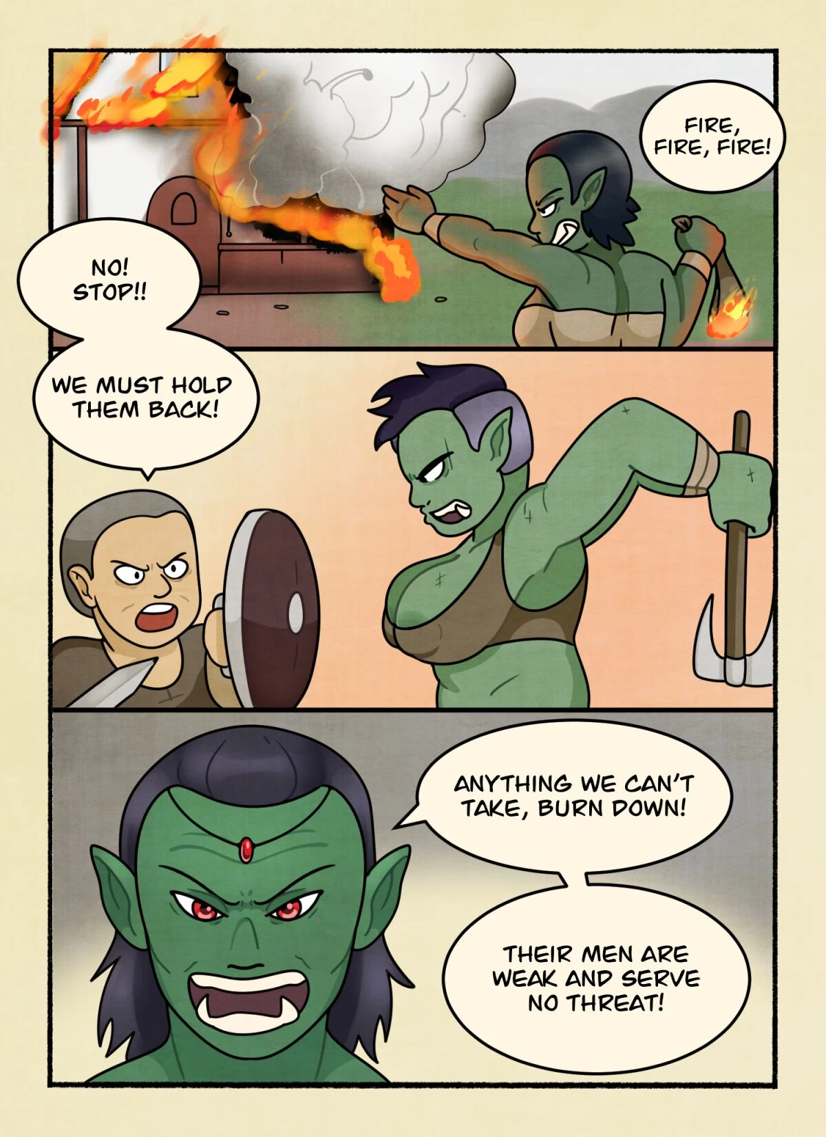 The Orc Slayer porn comic picture 6