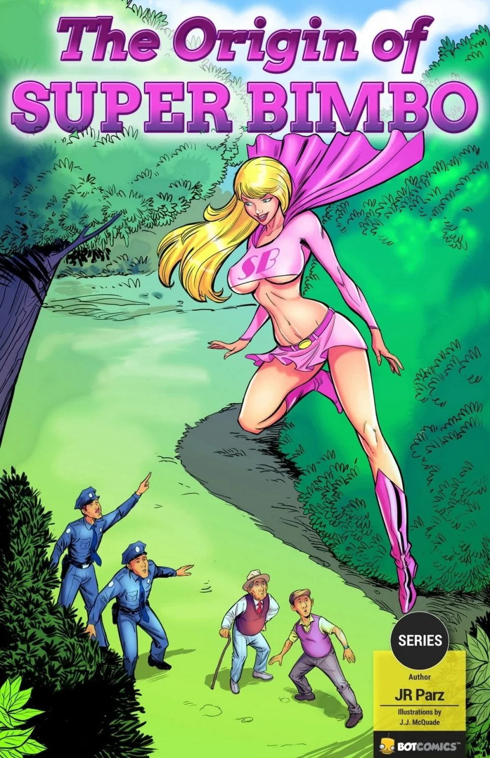 The origin of Super-Bimbo porn comic picture 1