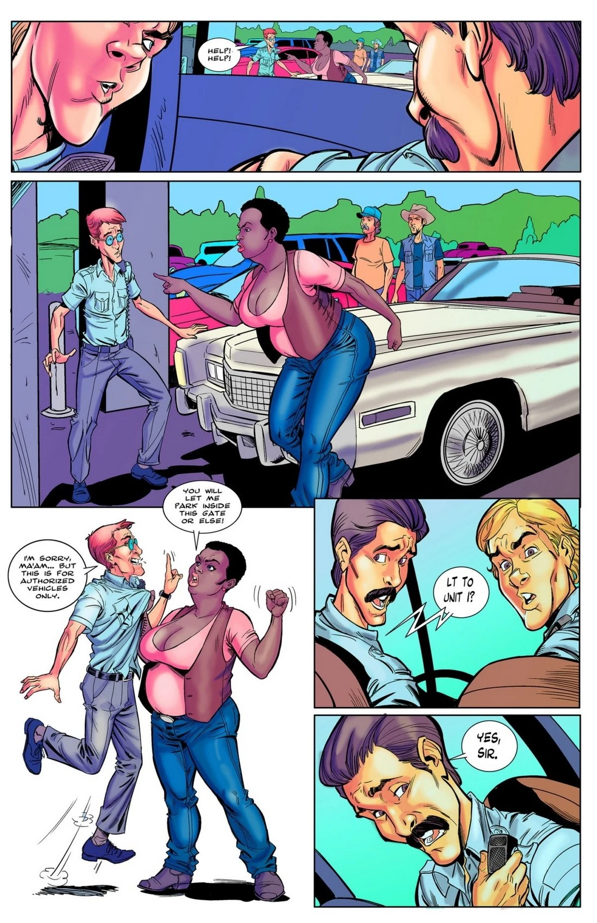 The origin of Super-Bimbo porn comic picture 20