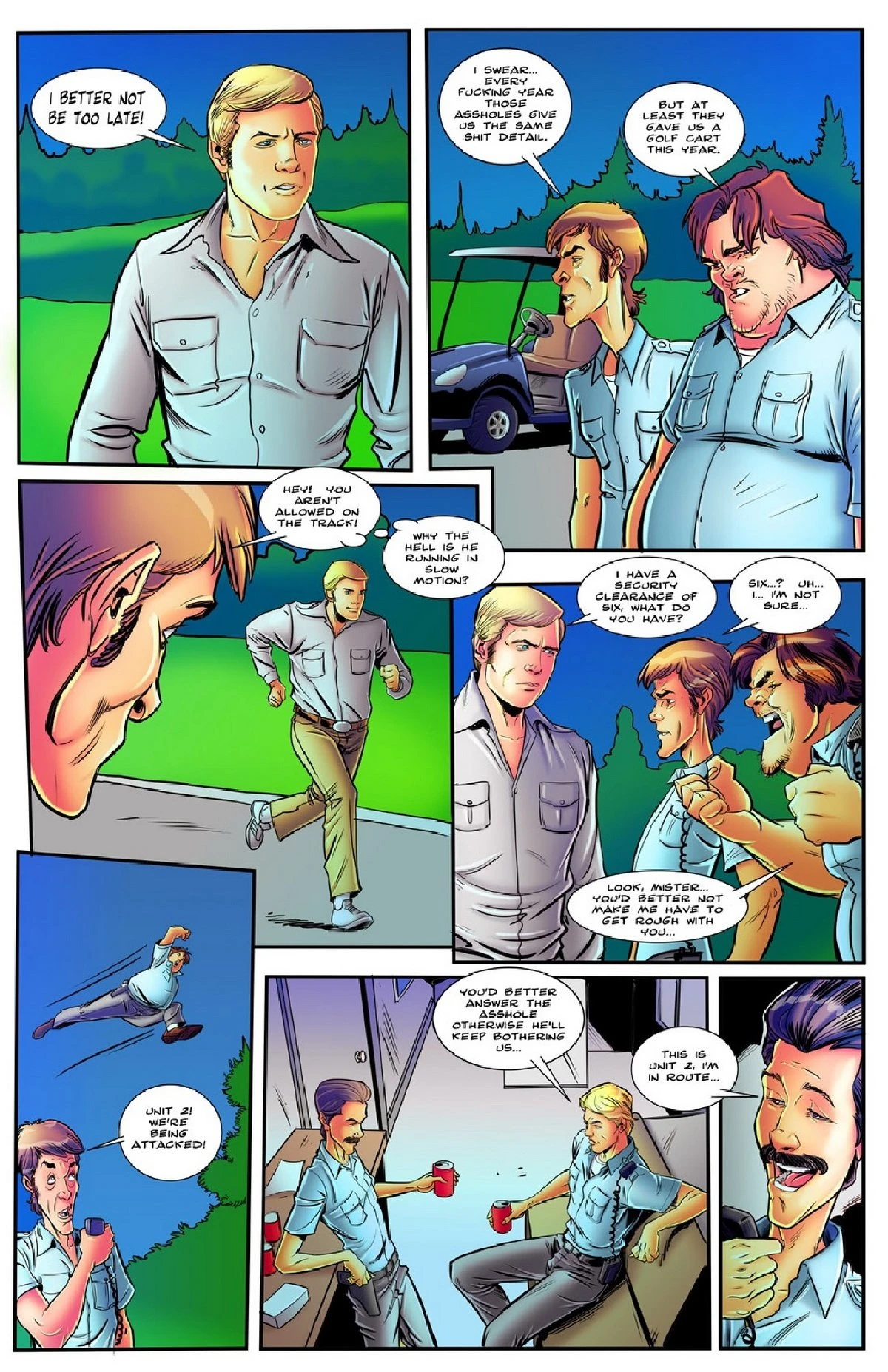 The origin of Super-Bimbo porn comic picture 35