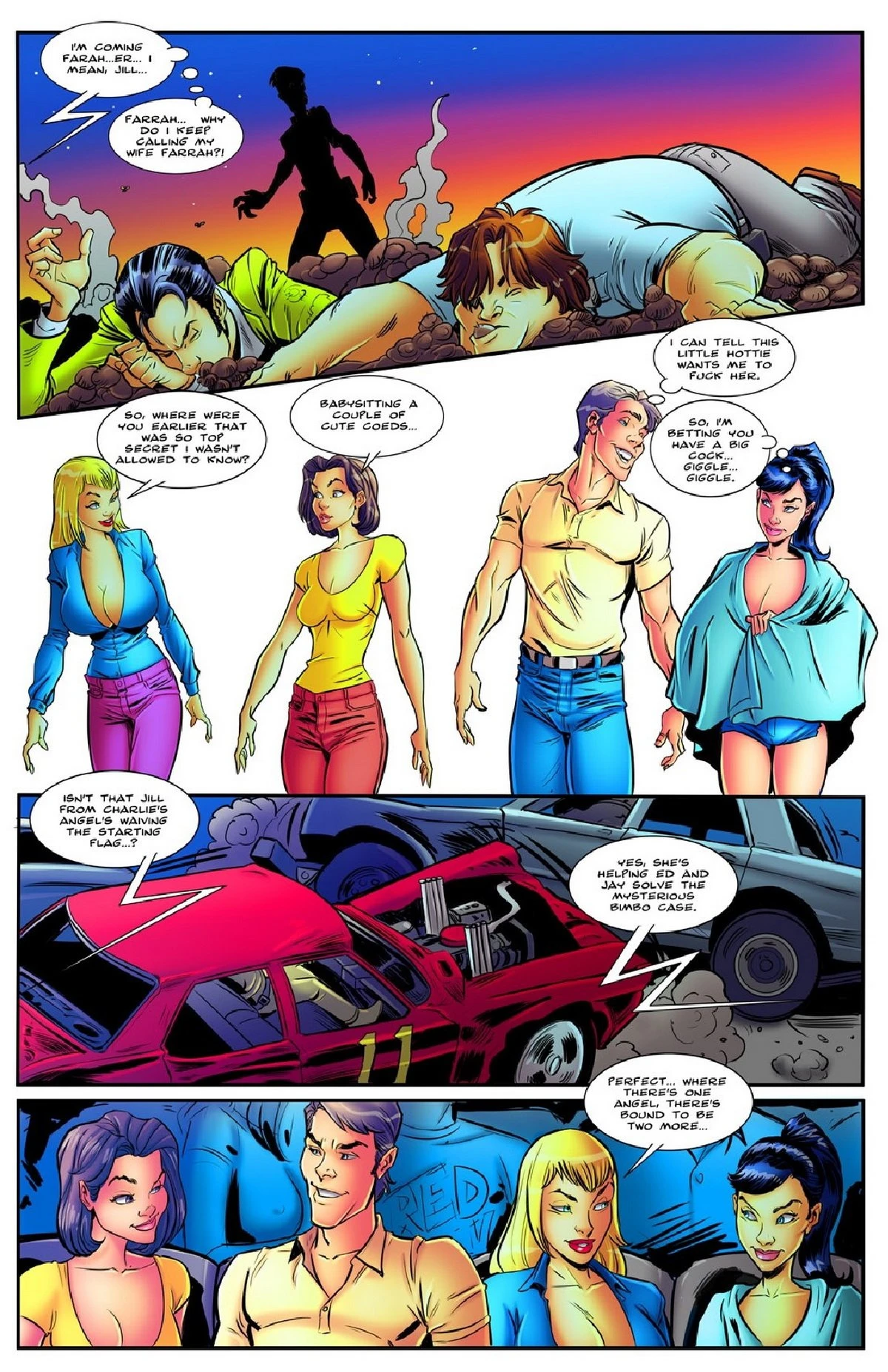 The origin of Super-Bimbo porn comic picture 36