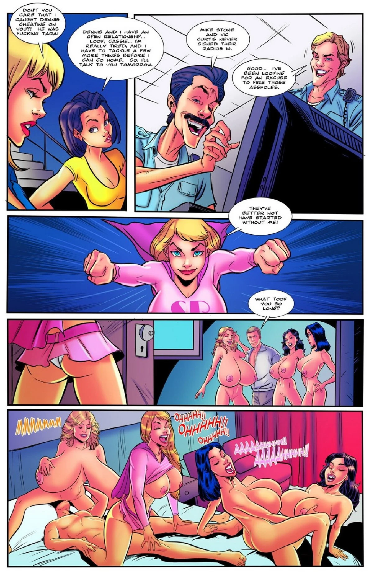 The origin of Super-Bimbo porn comic picture 41