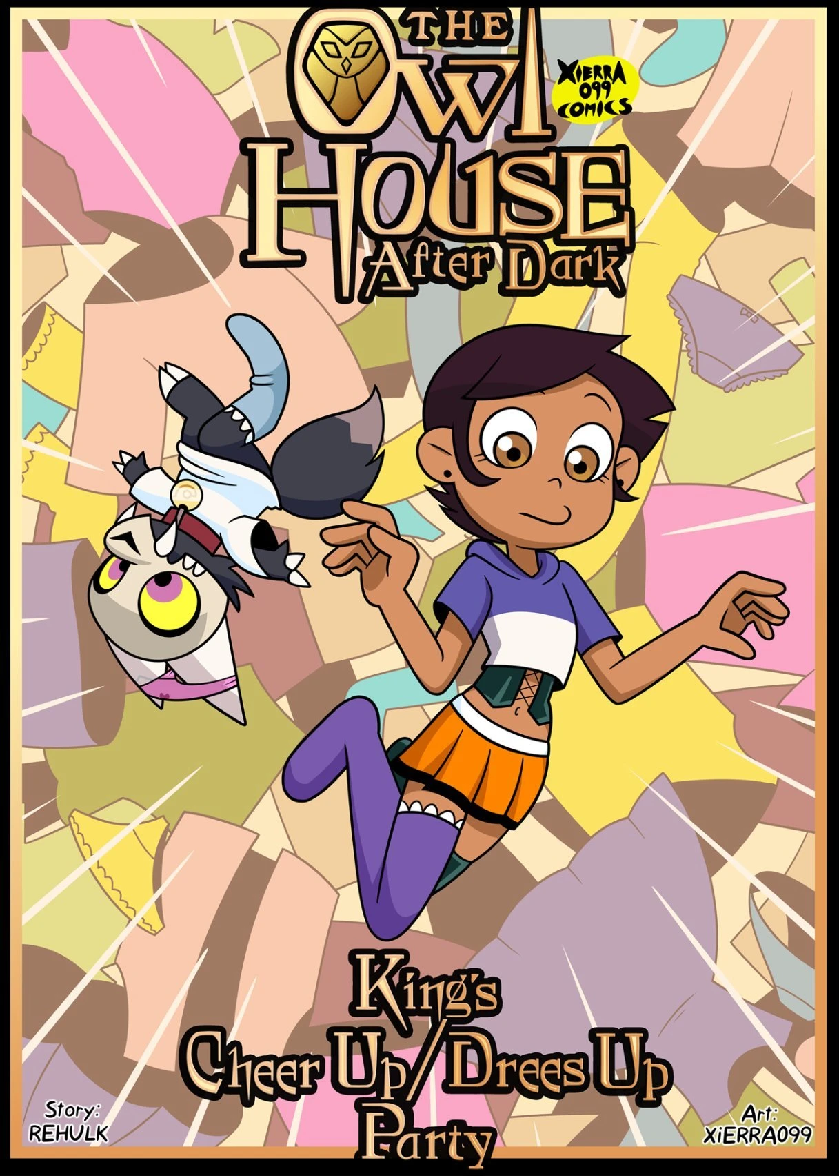 The Owl house - After Dark: King's Cheer up/Dress up party porn comic picture 1