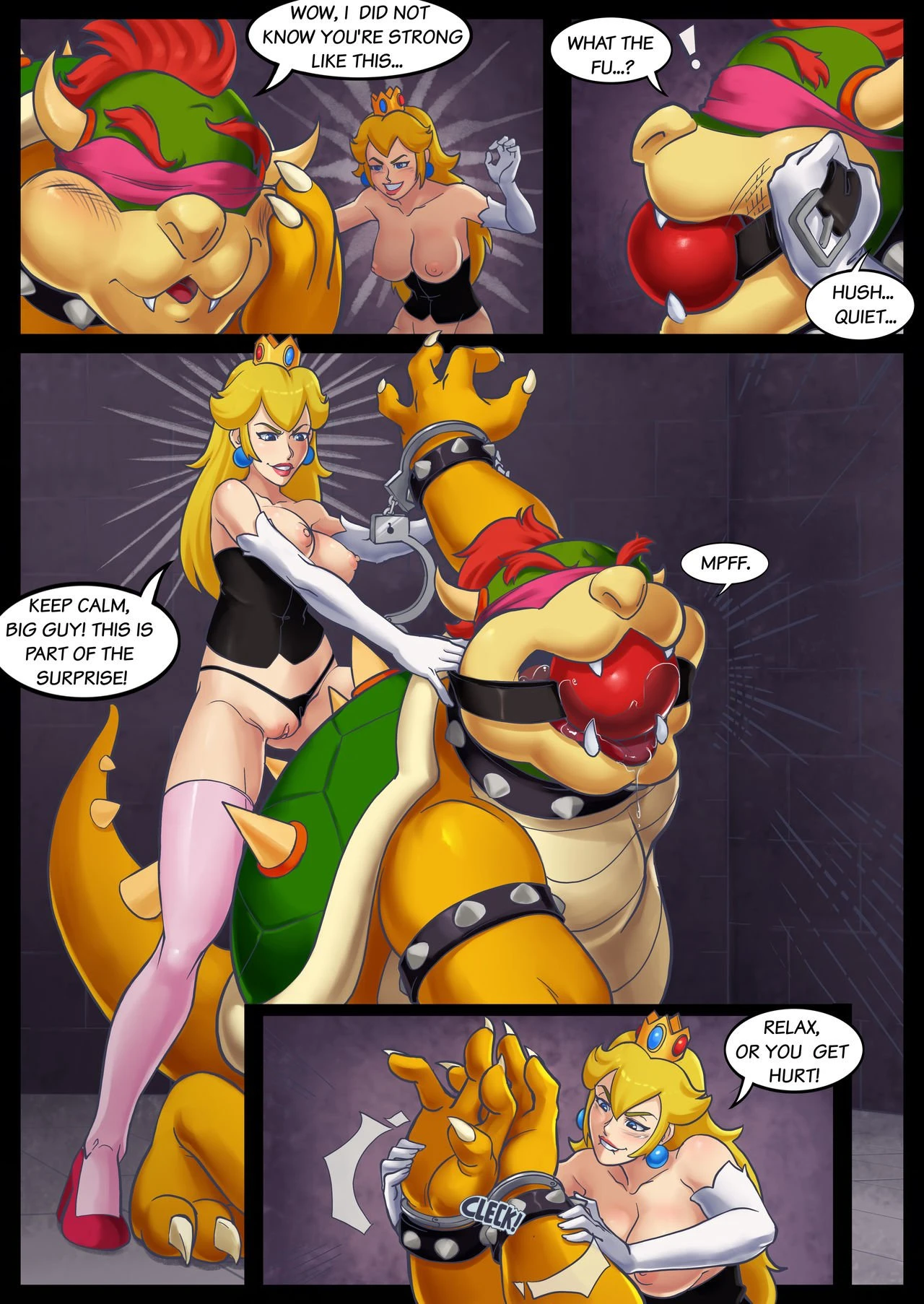 The princess is in another castle porn comic picture 7