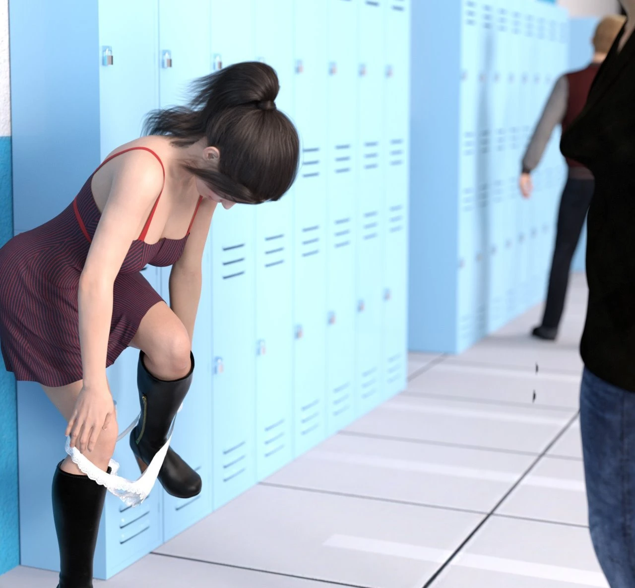 The Public Training Of Aria 1-3 porn comic picture 11