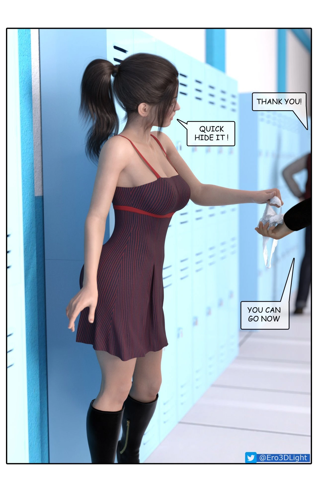 The Public Training Of Aria 1-3 porn comic picture 12