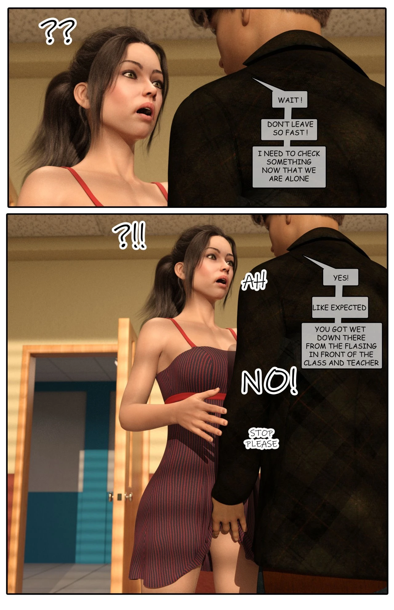 The Public Training Of Aria 1-3 porn comic picture 23