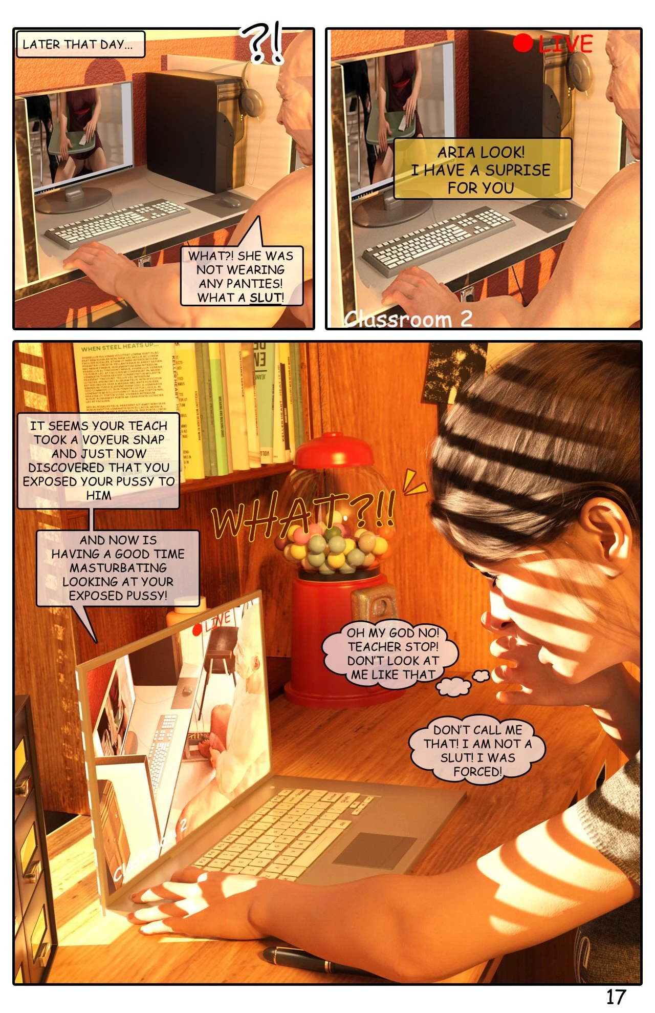 The Public Training Of Aria 1-3 porn comic picture 30