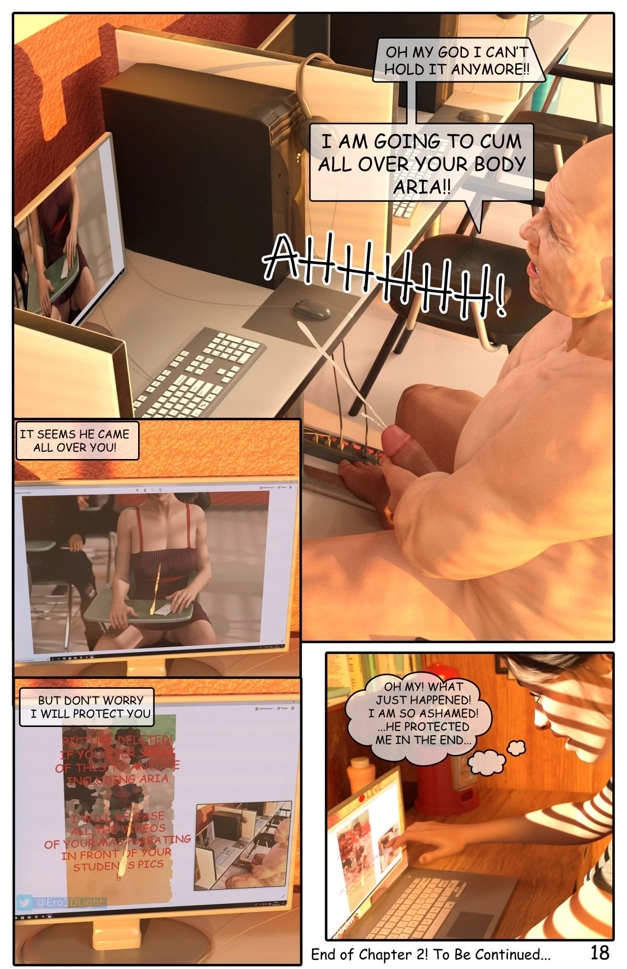 The Public Training Of Aria 1-3 porn comic picture 31