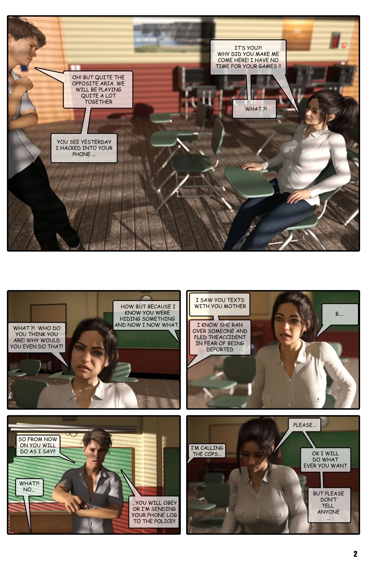 The Public Training Of Aria 1-3 porn comic picture 4