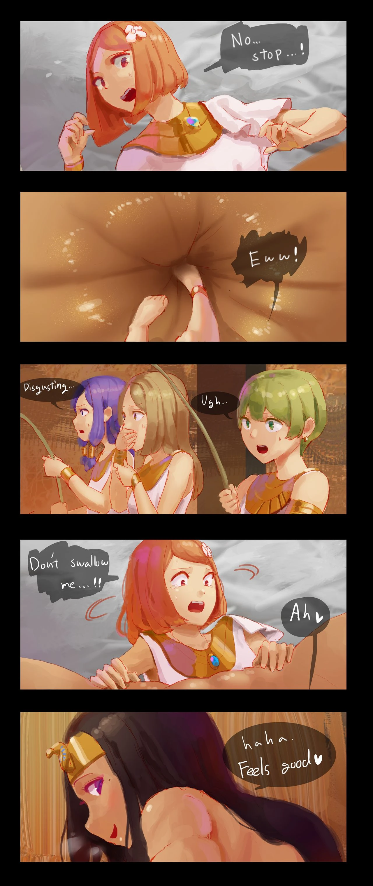 The Queen and the Slaves porn comic picture 3