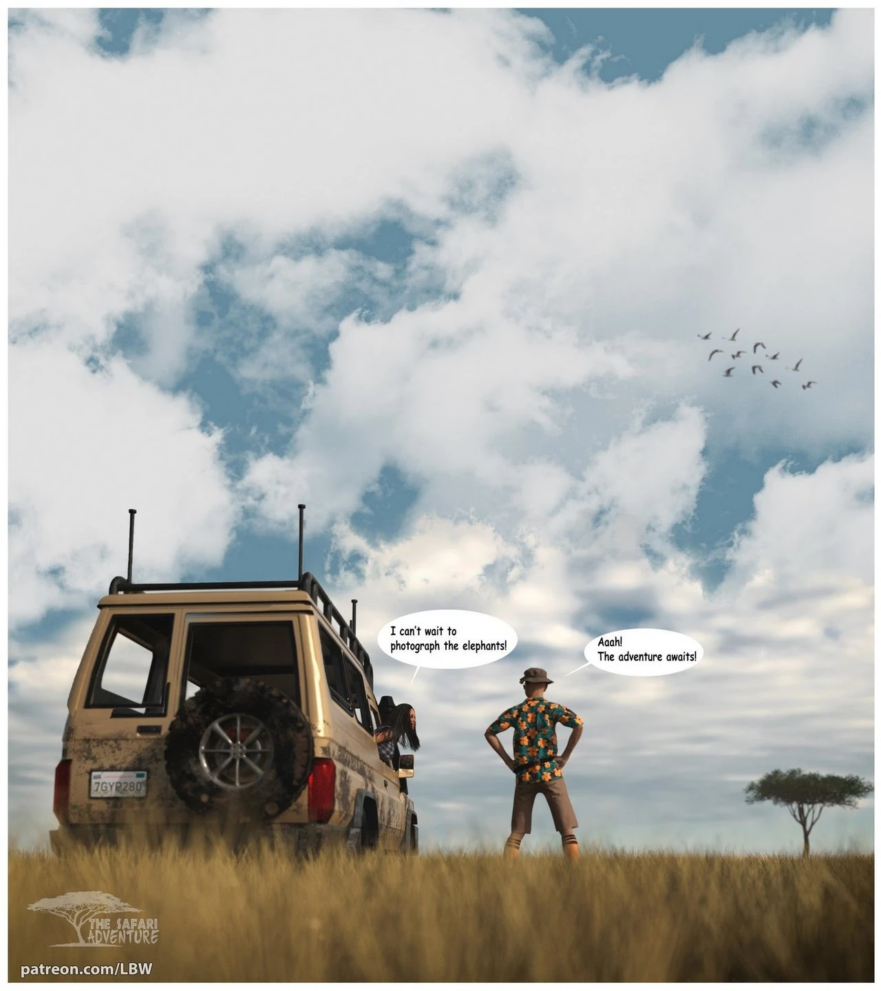 The Safari Adventure porn comic picture 1