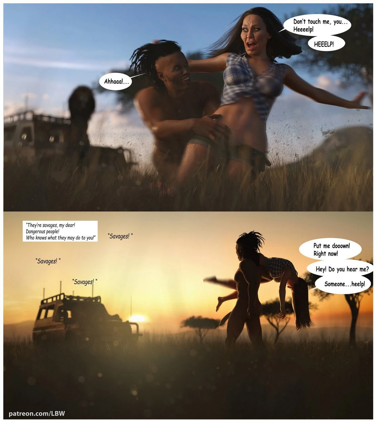 The Safari Adventure porn comic picture 10