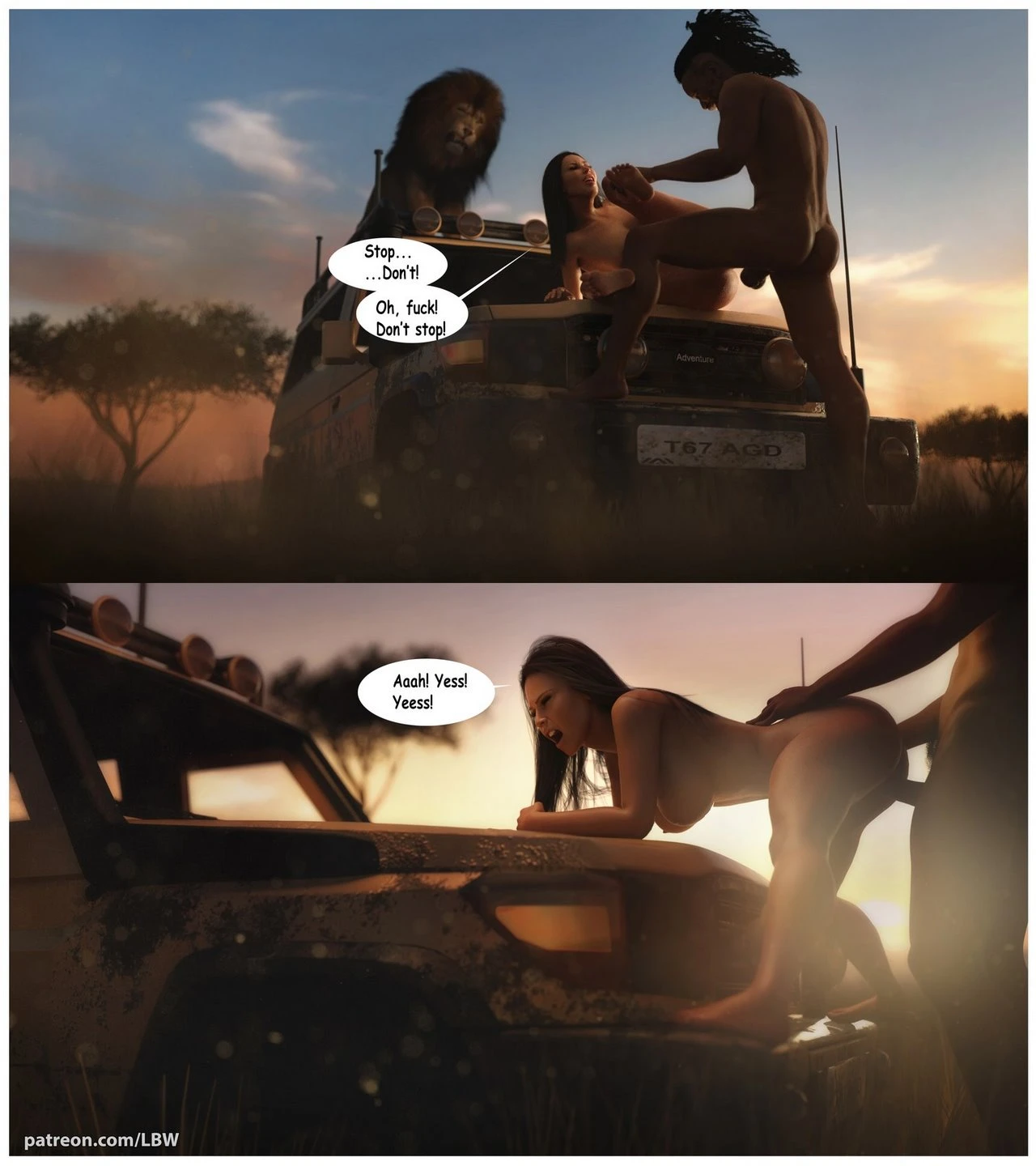 The Safari Adventure porn comic picture 12