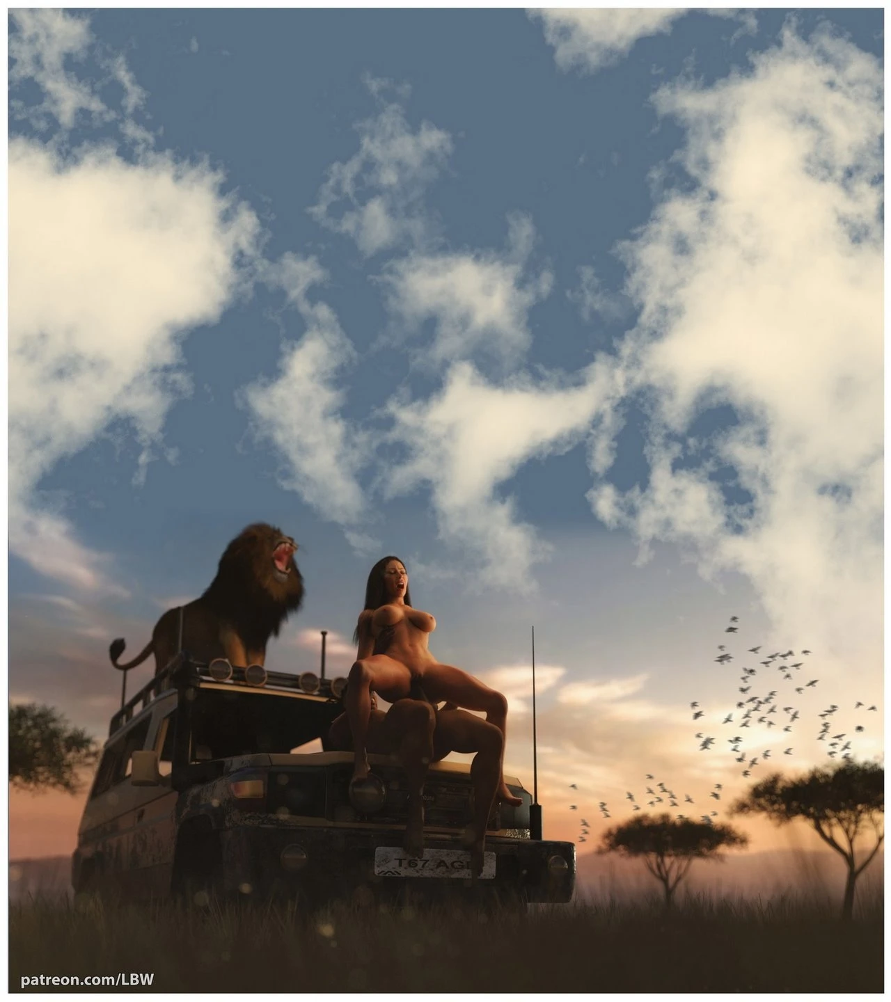 The Safari Adventure porn comic picture 13