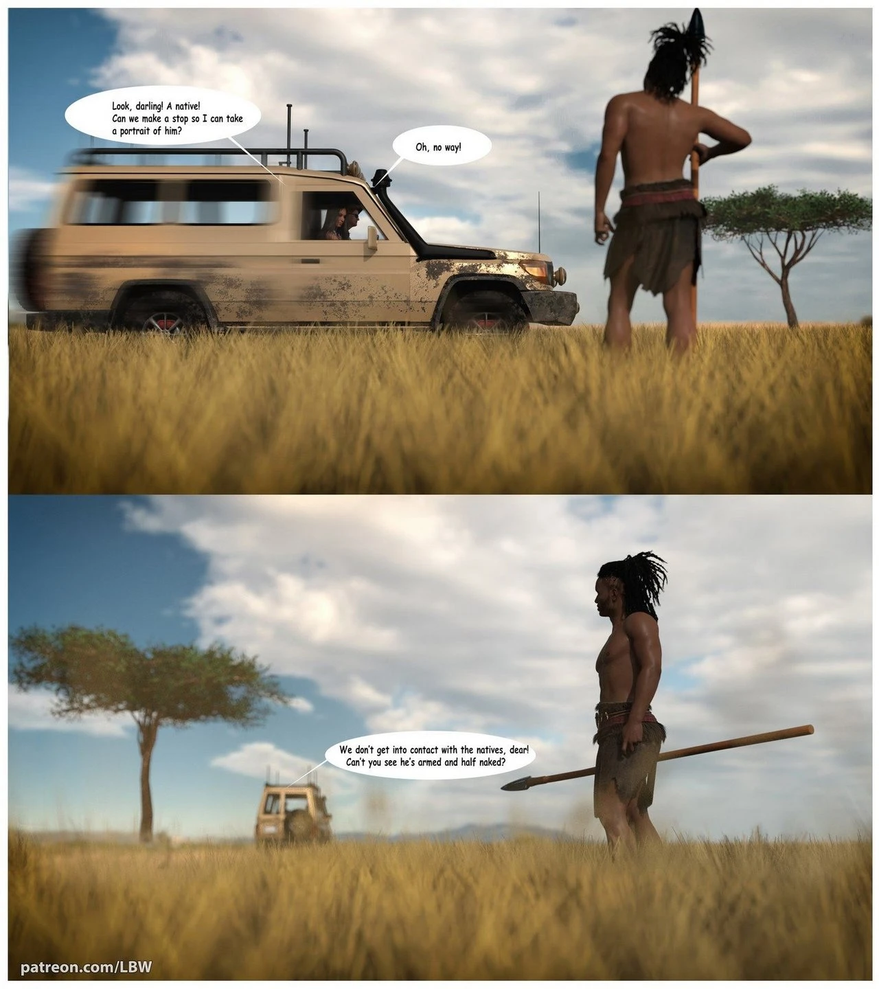 The Safari Adventure porn comic picture 3