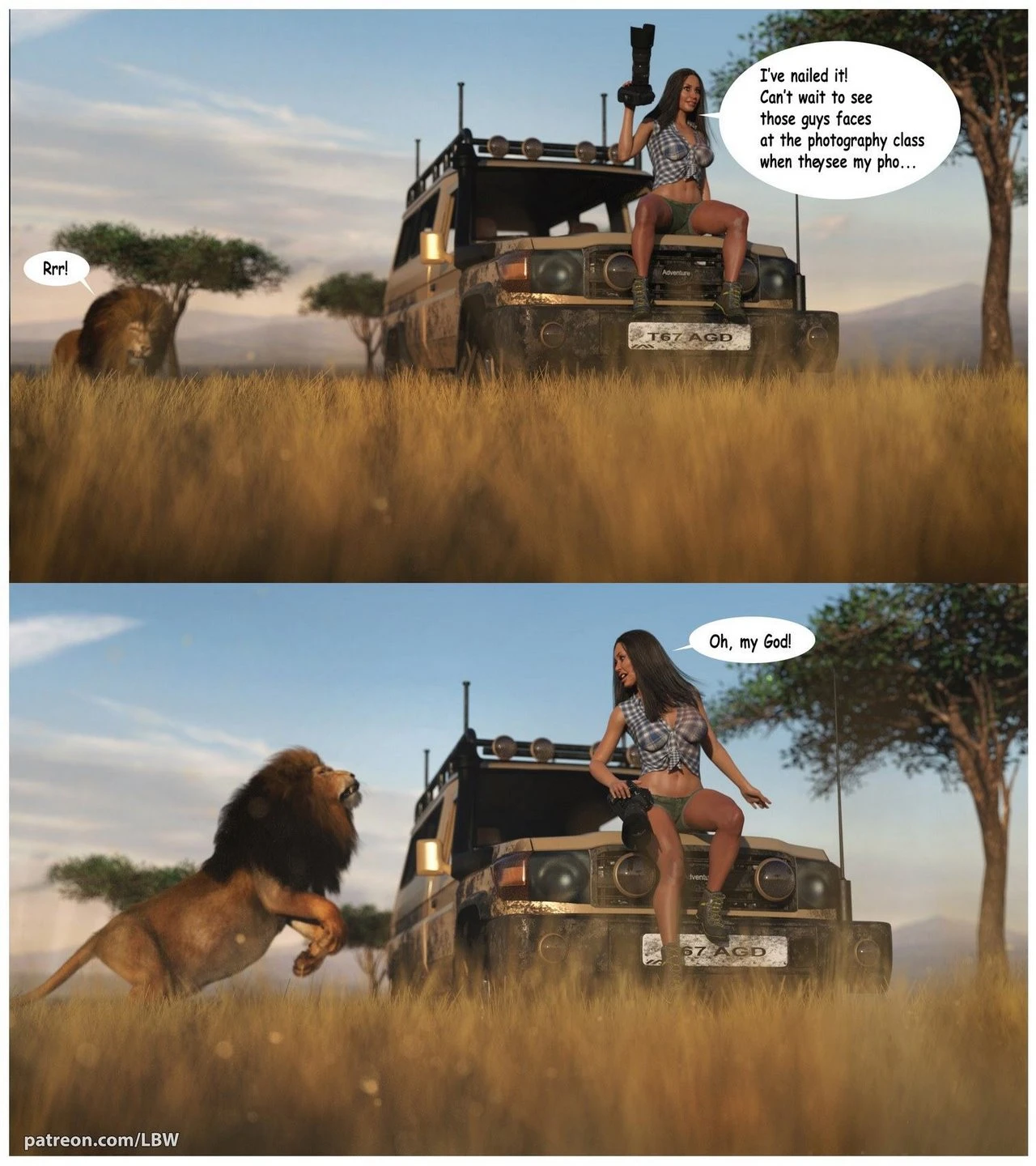 The Safari Adventure porn comic picture 7