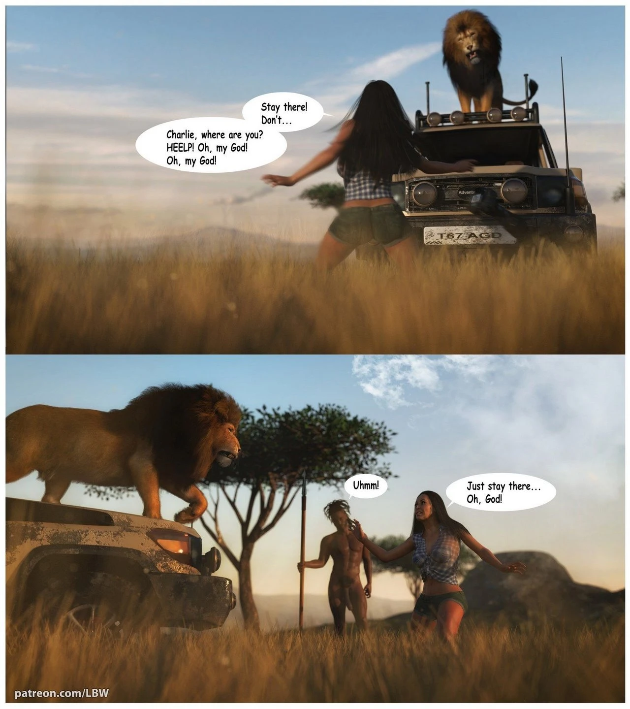 The Safari Adventure porn comic picture 8