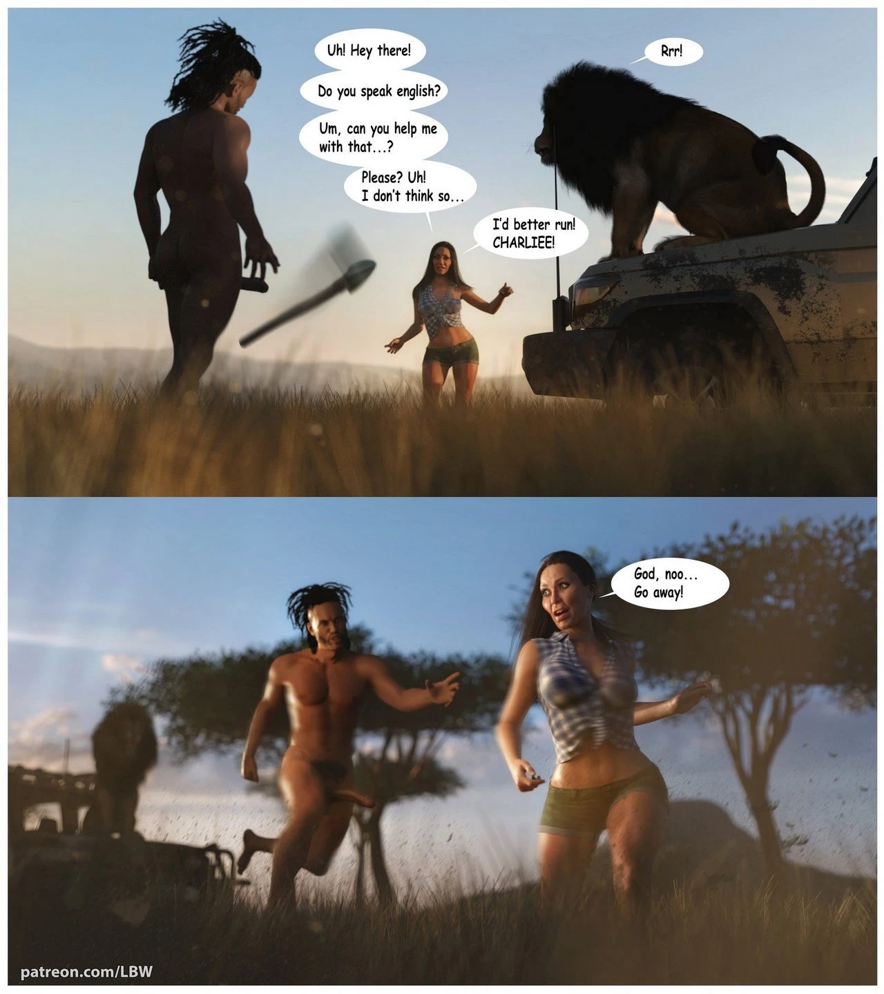 The Safari Adventure porn comic picture 9