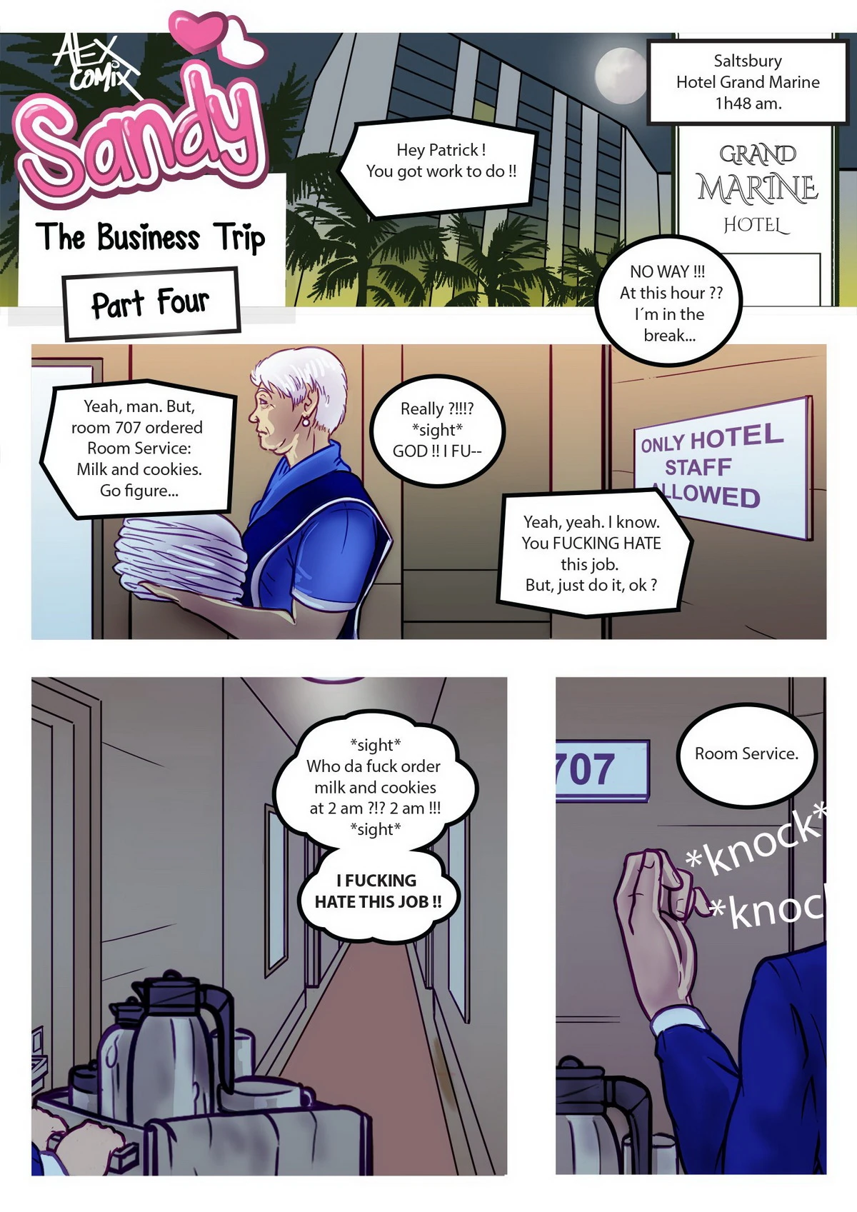 The Secret Life of Sandy. The business trip porn comic picture 17