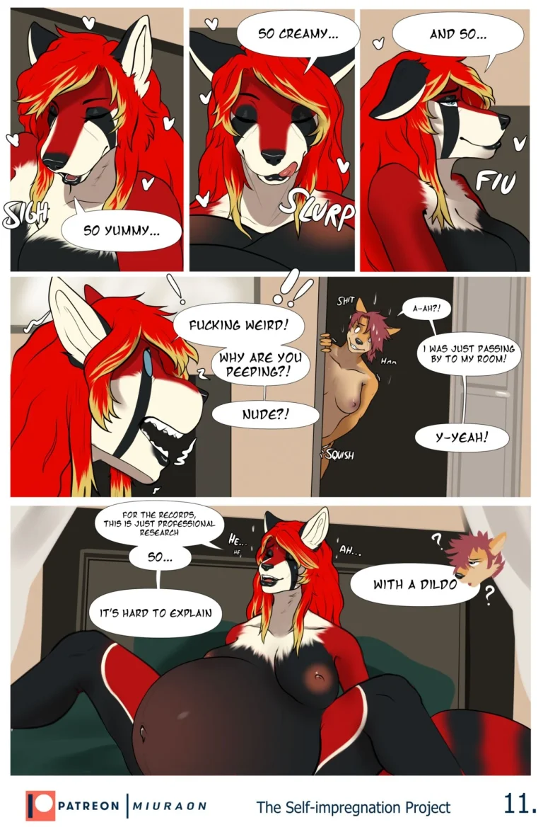 The Self-Impregnation Project porn comic picture 11